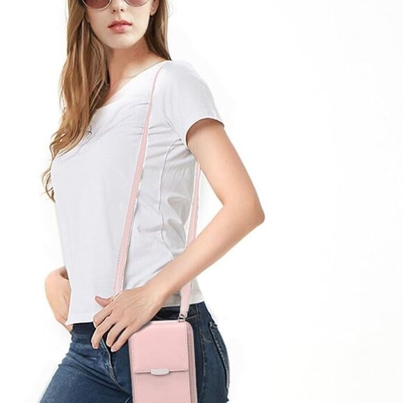 Small Crossbody Bag Cell Phone Purse Wallet with Credit Card Slots for Women - Picture 2 of 6